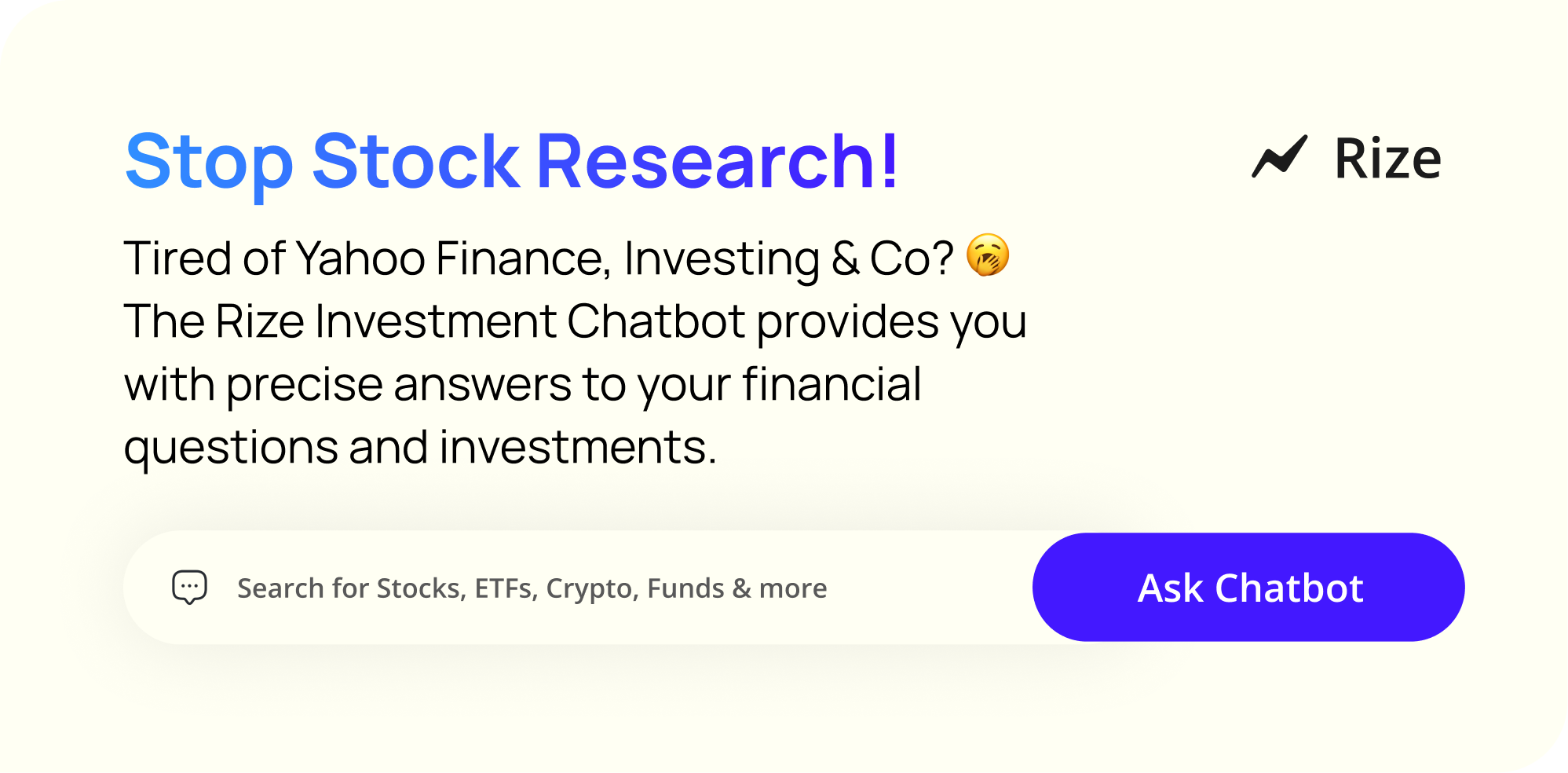 Stock Research Investment Chatbot AI Copilot Stock Market Finances