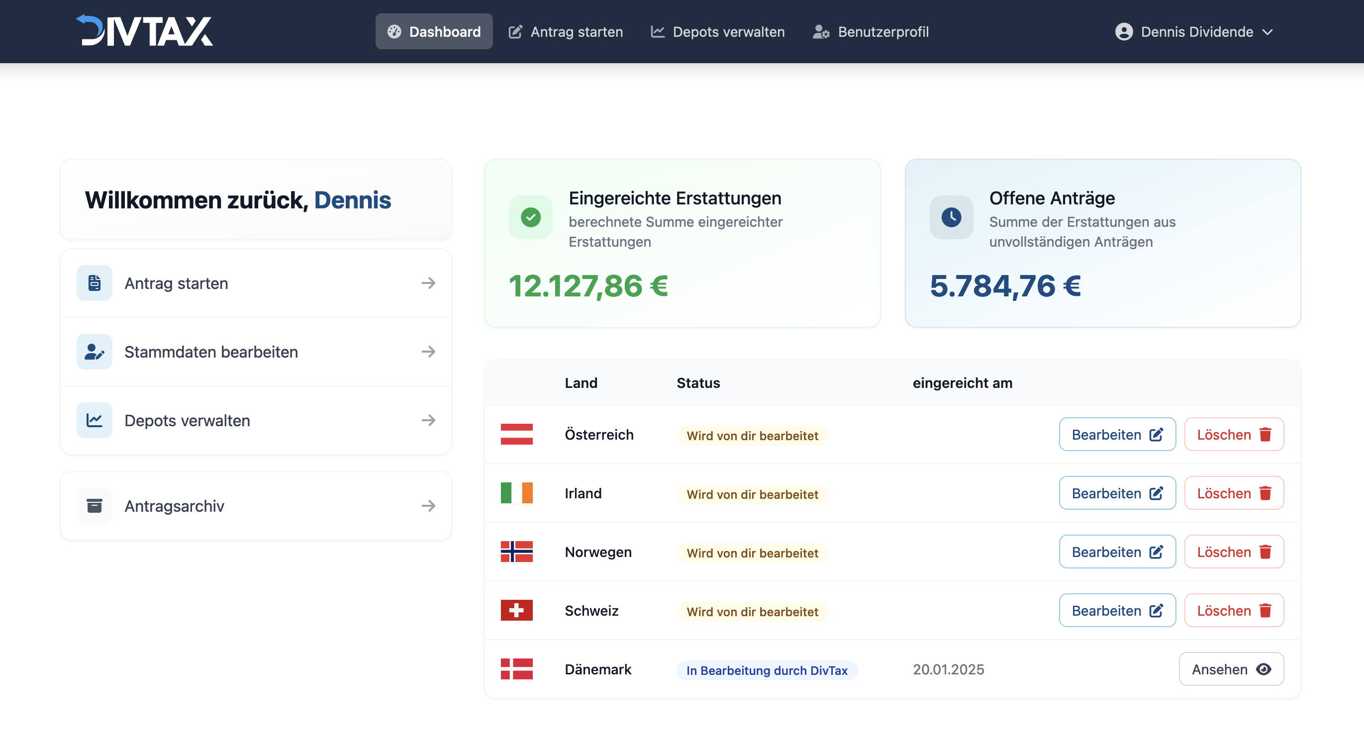 DivTax : Die beste Divizend Alternative für Quellensteuer auf Dividenden Rückerstattung